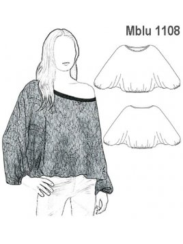 BLUSA MANGA MURCIELAGO MUJER