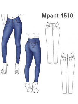 PANTALON JEANS MUJER 1510
