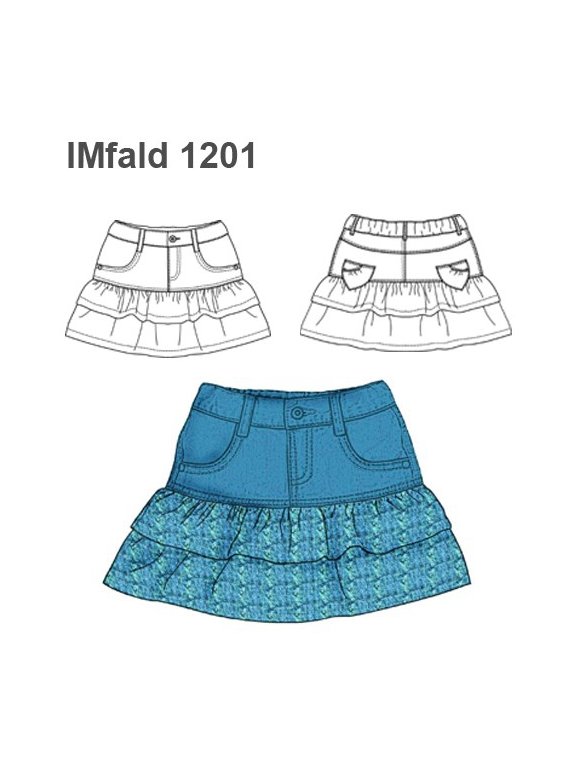 FALDA JEANS VUELOS