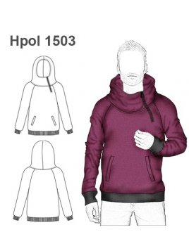 POLERON  RAGLAND HOMBRE 1503