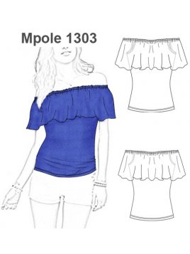 POLERA BOTE VUELO HOMBROS