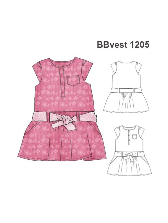 VESTIDO LAZO CINTURA