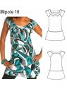 POLERA TIPO VESTIDO NIíïA, PEQUEíïA MANGA