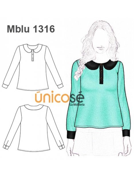 BLUSA CUELLO BEBE