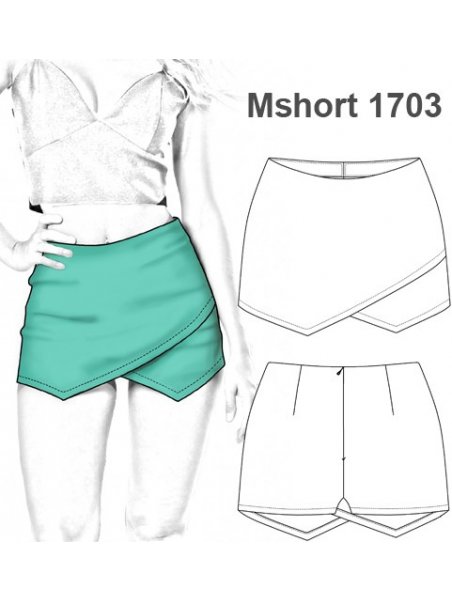 SHORT PUNTAS MUJER 1703