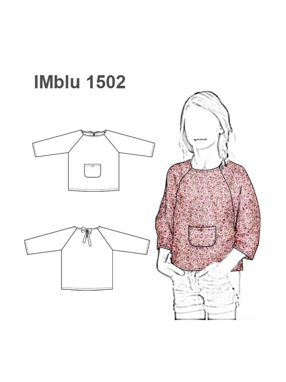 BLUSA RAGLAND NIÑA 1502