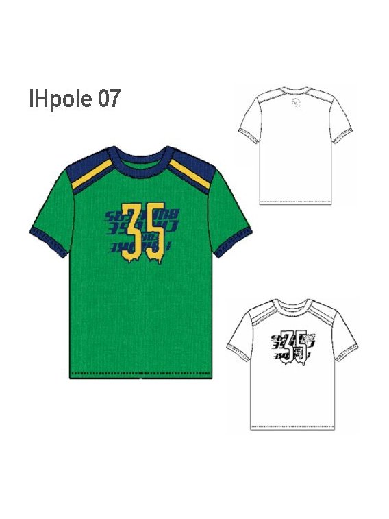 POLERA HUINCHAS NIíïO, MANGA CORTA, CANES