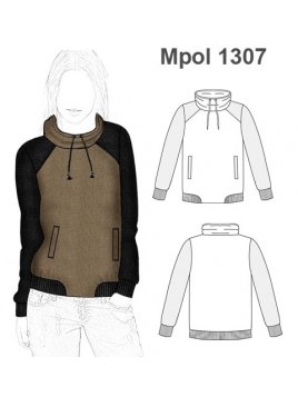 POLERON RAGLAN MUJER 1307