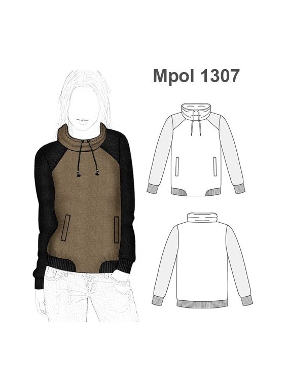 POLERON RAGLAN MUJER 1307