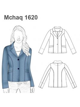 CHAQUETA BLAZER BASICO MUJER 1620
