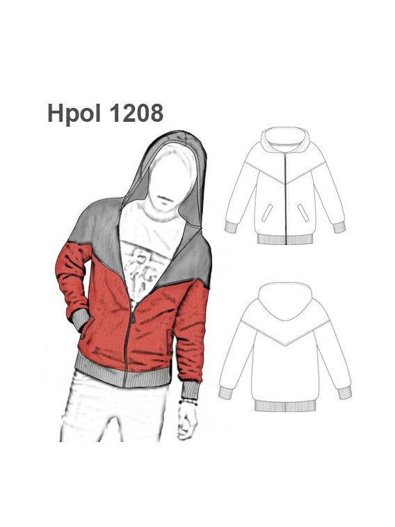 POLERON CHAQUETA HOMBRE 1208
