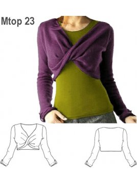 TOP TEJIDO MODA MUJER.