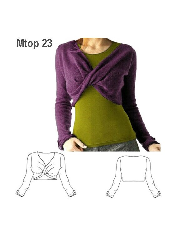 TOP TEJIDO MODA MUJER.