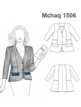 CHAQUETA MANGA 3/4 MUJER