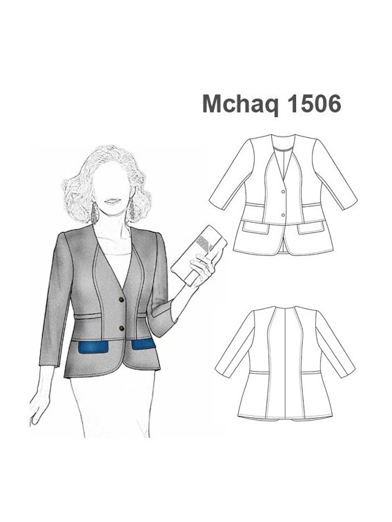 CHAQUETA MANGA 3/4 MUJER