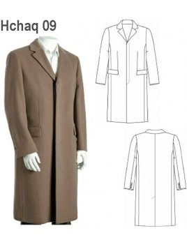 ABRIGO HOMBRE, COSTADILLO, MANGA SASTRE.