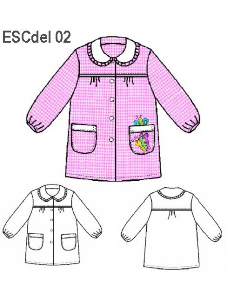 DELANTAL PARVULO ESCOLAR 0902