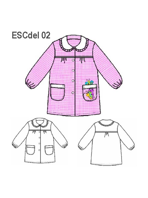 DELANTAL PARVULO ESCOLAR 0902