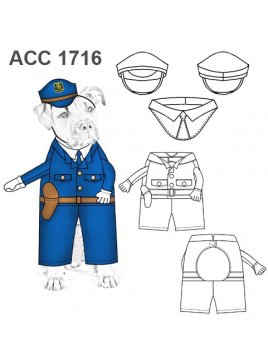 DISFRAZ POLICIA PARA PERRO