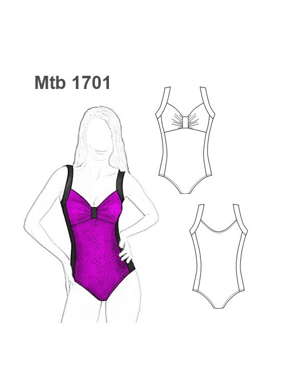 TRAJE DE BAÑO ENTERO MUJER 1701