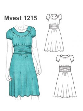 VESTIDO CINTURA RECOGIDA