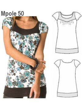 POLERA PRETINA MODA MUJER, PRETINA,