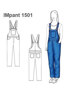 PANTALON JARDINERA NIÑA 1501