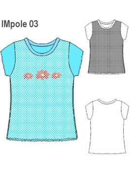 POLERA MALLA NIíïA, MANGA CORTA, TERMINAC