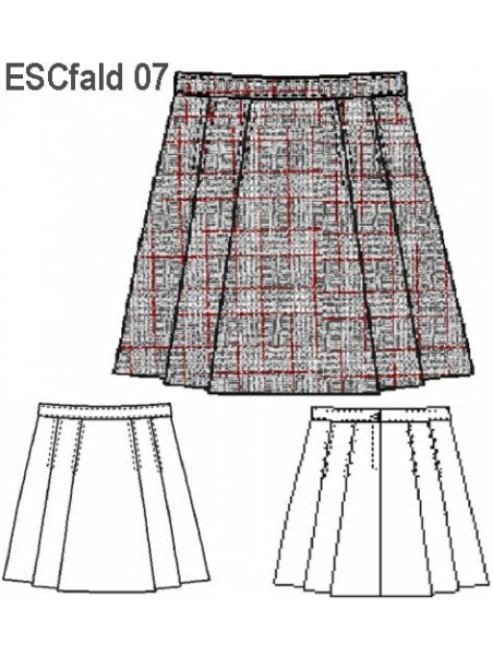 FALDA TABLAS ESCOLAR 0907
