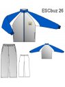 BUZO RAGLAN Y CORTES, BOLSILLOS EN POLER