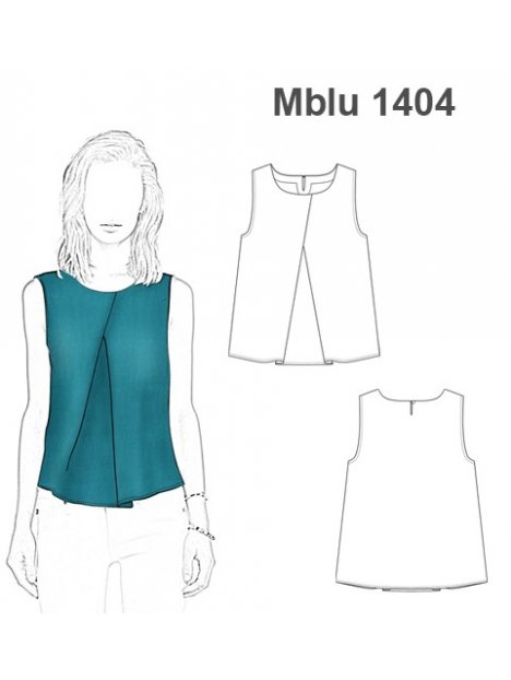 BLUSA CON CRUCE MUJER