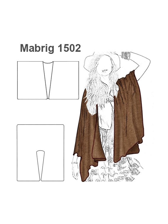 ABRIGO CAPA MUJER 1502
