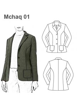 CHAQUETA BLAZER MUJER 0901