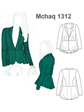 CHAQUETA BLAZER MUJER 1312