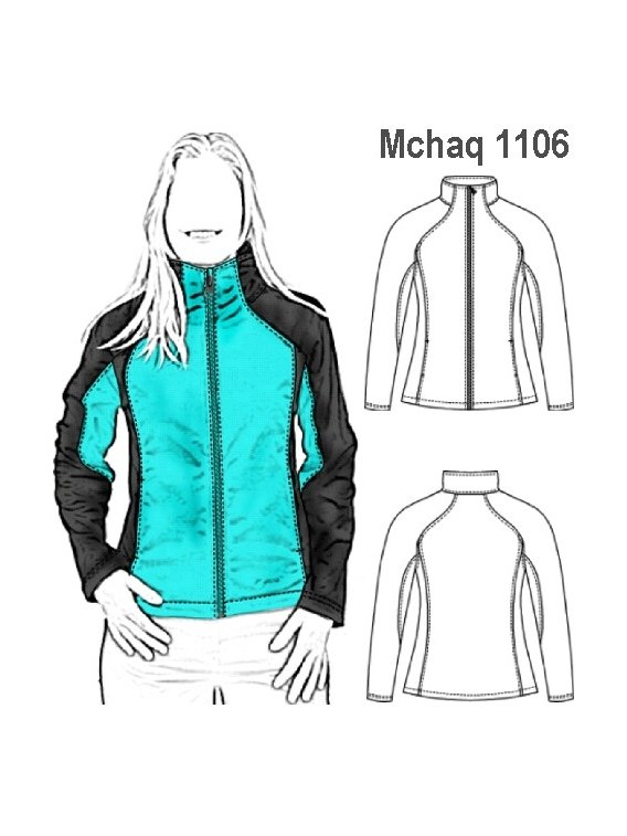 CHAQUETA SOFT SHELL MUJER 1106