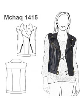 CHAQUETA CHALECO MUJER 1415