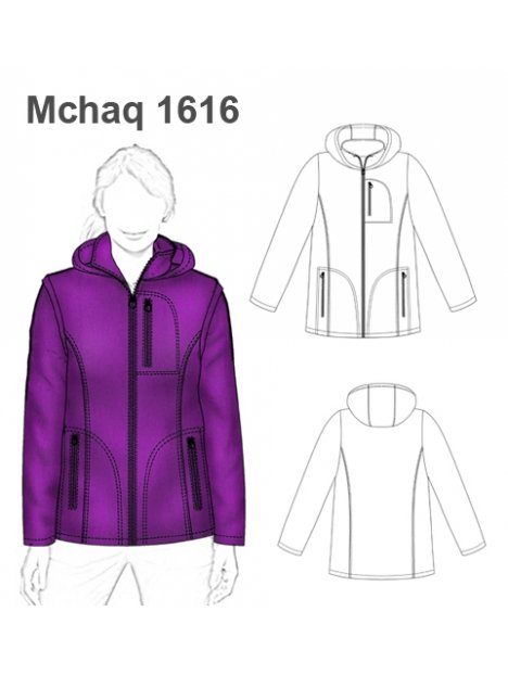 CHAQUETA SOFTSHELL MUJER 1616