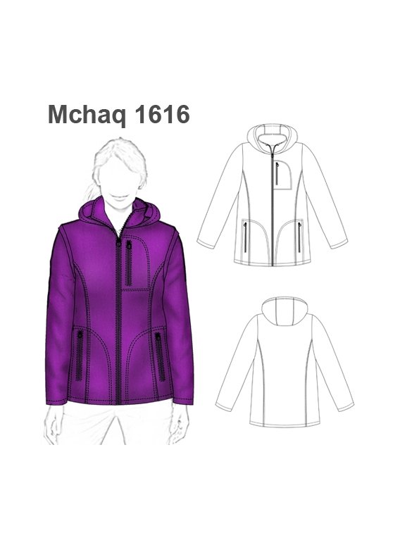 CHAQUETA SOFTSHELL MUJER 1616