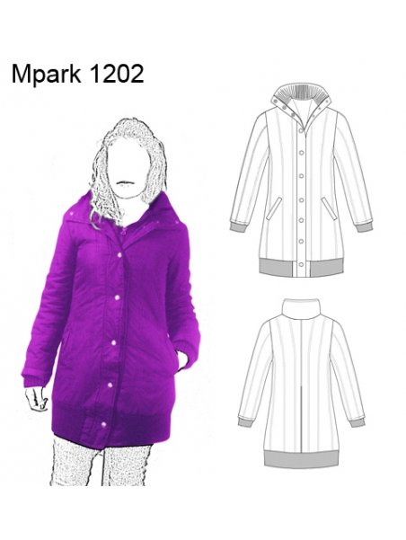 PARKA LARGA MUJER 1202