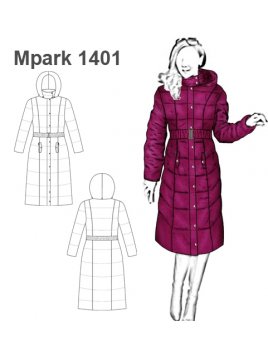 PARKA LARGA MUJER 1401