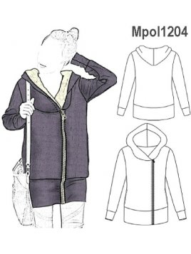 POLERON CHAQUETA MUJER 1204