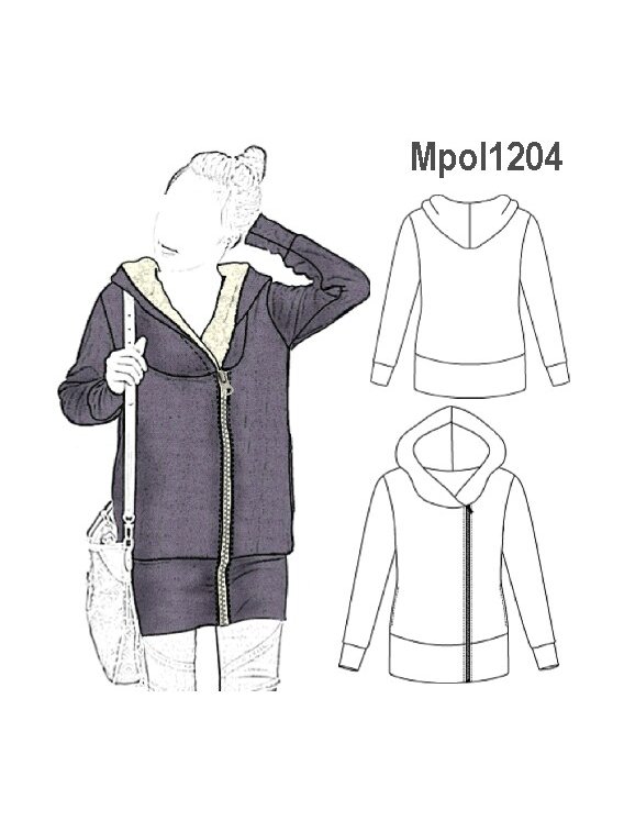 POLERON CHAQUETA MUJER 1204