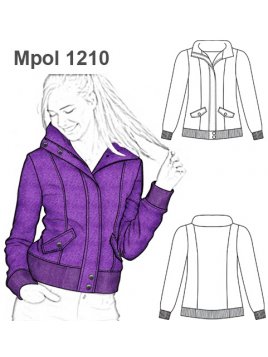 POLERON CHAQUETA MUJER 1210