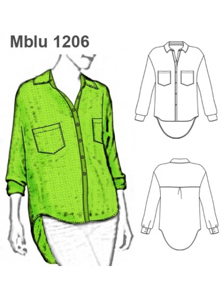 BLUSA CAMISERA MUJER 1206