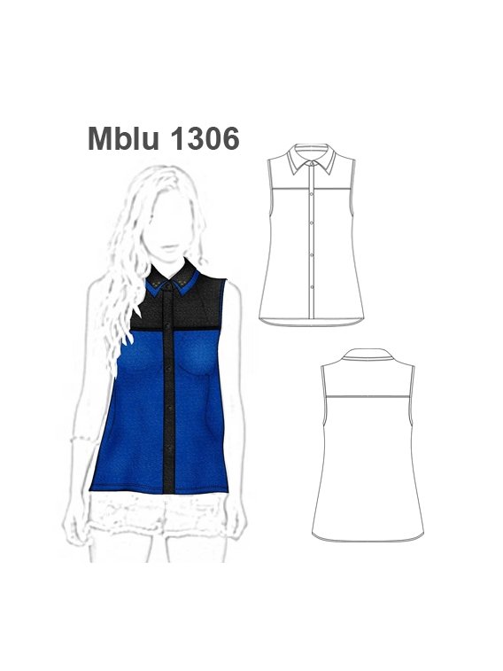 BLUSA CAMISERA MUJER 1306