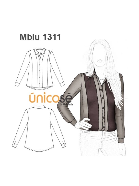 BLUSA CAMISERA MUJER 1311
