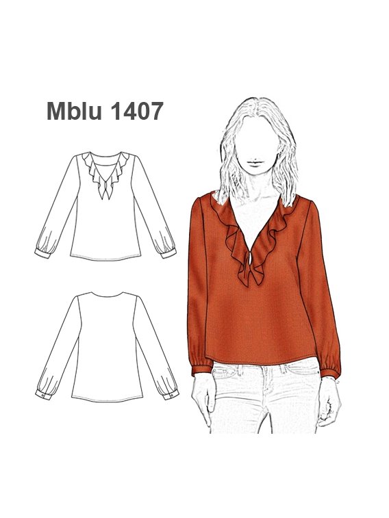BLUSA CERRADA MUJER 1407