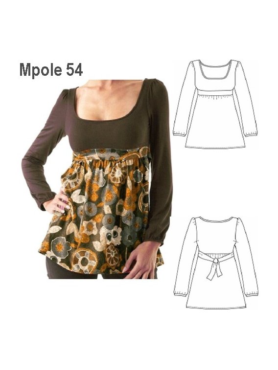 POLERA BLUSON MUJER 0954