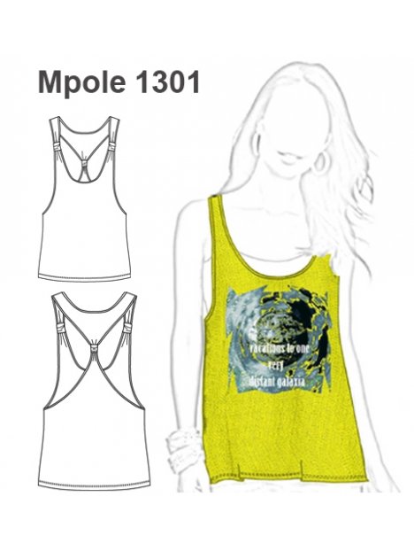 POLERA MUSCULOSA MUJER 1301