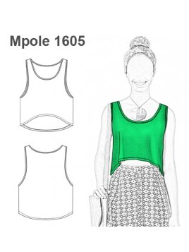 POLERA SIN MANGAS MUJER 1605